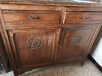 Lot 6 - art deco buffet kast met inhoud - afbeelding 4 van  6