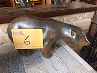 Lot 6 - bronzen beer pierre chenet - afbeelding 1 van  4