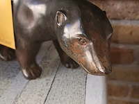 Lot 6 - bronzen beer pierre chenet - afbeelding 2 van  4