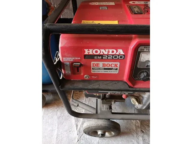 Lot 6 - diesel generator honda - afbeelding 3 van  4