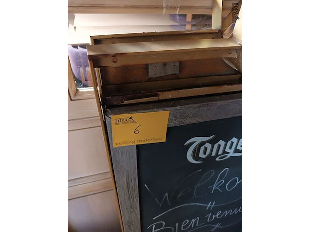 Lot 6 - dubbelzijdig stoepbord tongerlo - afbeelding 3 van  3