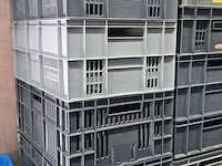 Lot 6 - grijze kunststof glazenbakken, 7 stuks