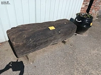 Lot 6 - houten boomstam bank