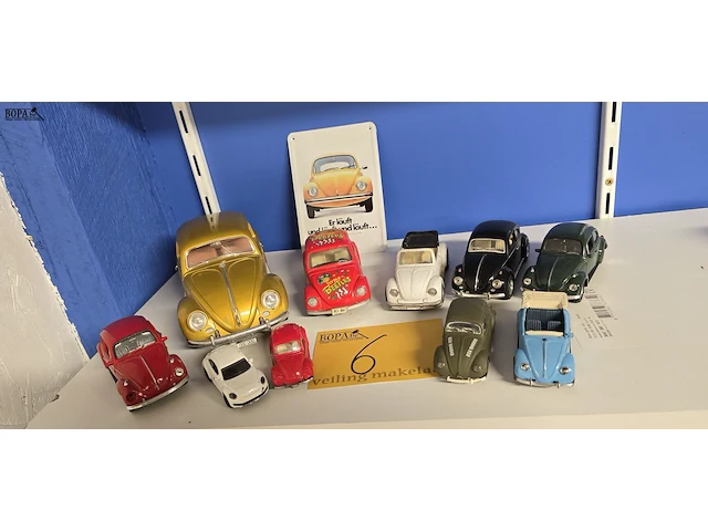 Lot 6 - lotje miniatuur volkswagen autootjes ong 10 stuks - afbeelding 1 van  3