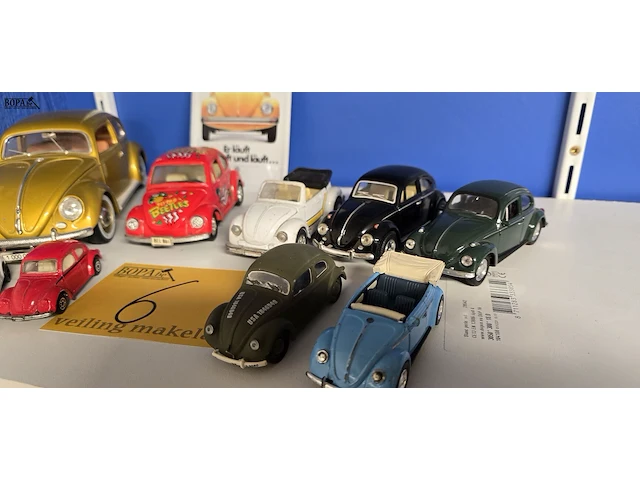 Lot 6 - lotje miniatuur volkswagen autootjes ong 10 stuks - afbeelding 3 van  3