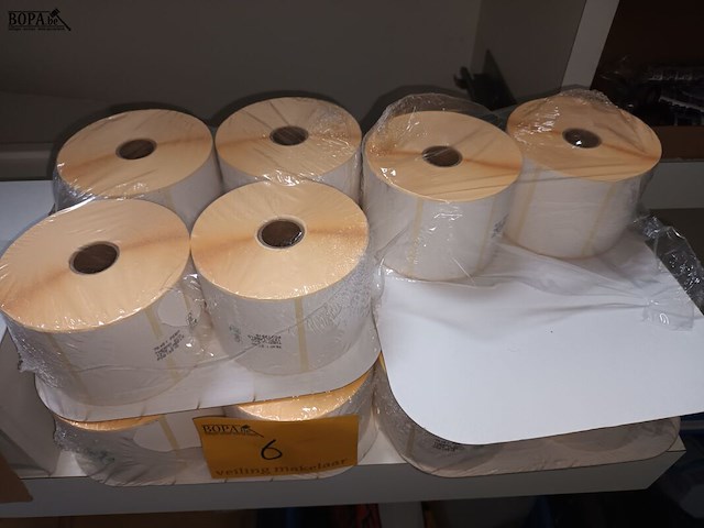Lot 6 - thermo etiketten op rol. 14 stuks - afbeelding 3 van  3