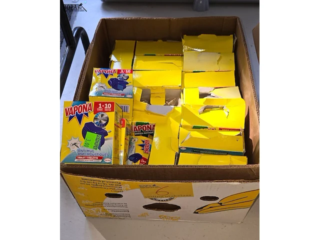 Lot 6 - vapona anti mug en slakkenstop dozen - afbeelding 1 van  1
