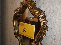 Lot 6 - vergulde spiegel met console - afbeelding 3 van  3