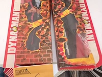 Lot 6 - vintage dynaman actiefiguur. 2 stuks