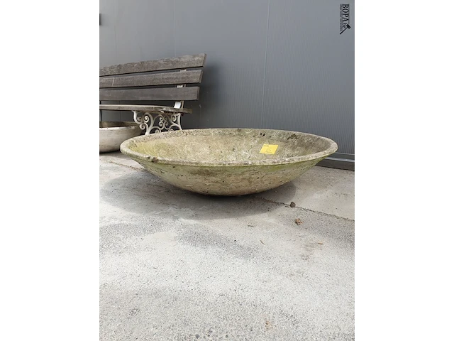Lot 6 - vintage tuinschaal - afbeelding 4 van  4