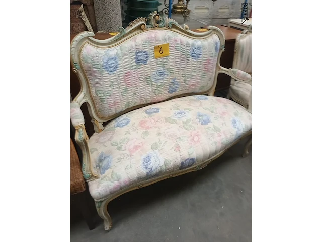 Lot 6 - zetel louis xv - afbeelding 3 van  4