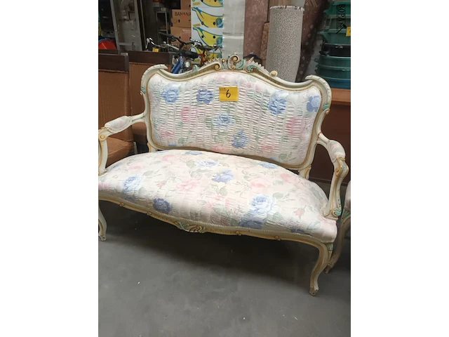 Lot 6 - zetel louis xv - afbeelding 4 van  4
