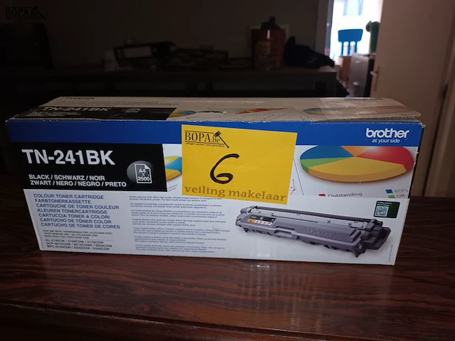 Lot 6 - zwarte toner cartridge brother - afbeelding 1 van  2