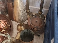 Lot 60 - koperen decoratie. 12 stuks - afbeelding 4 van  5