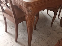 Lot 61 - houten eetkamertafel - afbeelding 3 van  3