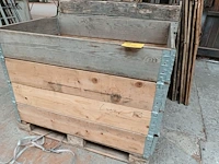 Lot 612 - houten bak en palletranden - afbeelding 2 van  5