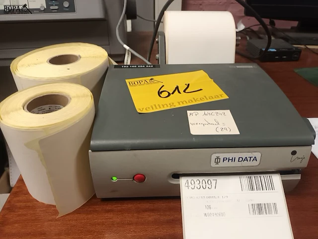 Lot 612 - label printer - afbeelding 2 van  3