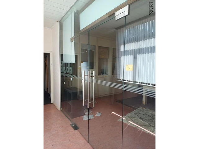 Lot 62 - glazen deur 5-delig - afbeelding 3 van  6
