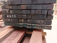 Lot 627 - houten balken. ca. 100 stuks - afbeelding 7 van  7