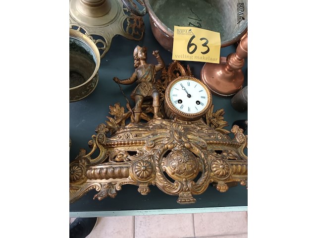 Lot 63 - koperen decoratie. 22 stuks - afbeelding 4 van  6