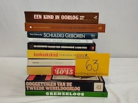 Lot 63 - lot boeken, ooggetuigen van de oorlog, 10 stuks - afbeelding 1 van  1