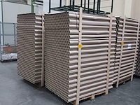 Lot 637 - pallet kartonnen kokers. 4 stuks - afbeelding 1 van  3