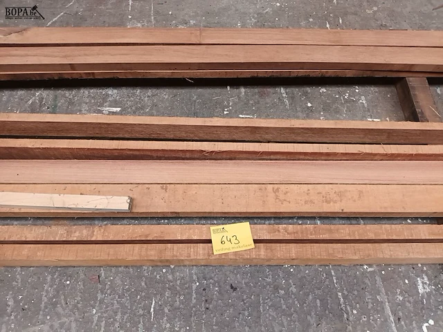 Lot 643 - houten planken. 10 stuks - afbeelding 3 van  3