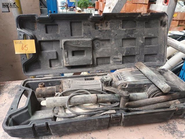 Lot 65 - breekhamer werku in koffer - afbeelding 1 van  4