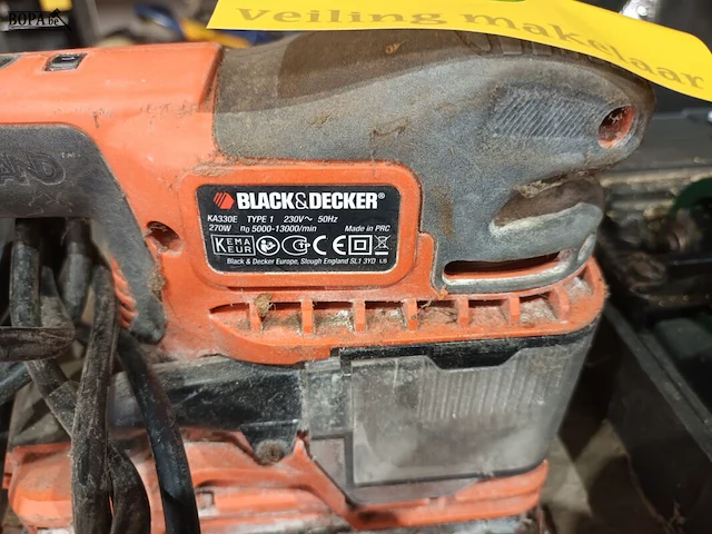 Lot 65 - vlakschuurmachine black - afbeelding 2 van  3