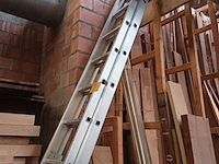 Lot 657 - aluminium ladder - afbeelding 3 van  3