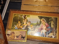 Lot 66 - religieuze kaders. 4 stuks - afbeelding 2 van  3