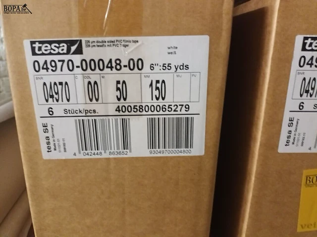 Lot 669 - dubbelzijdig plakband tesa. 4 dozen - afbeelding 2 van  4