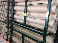 Lot 686 - stapelbak met kartonnen kokers. 6 stuks - afbeelding 1 van  2