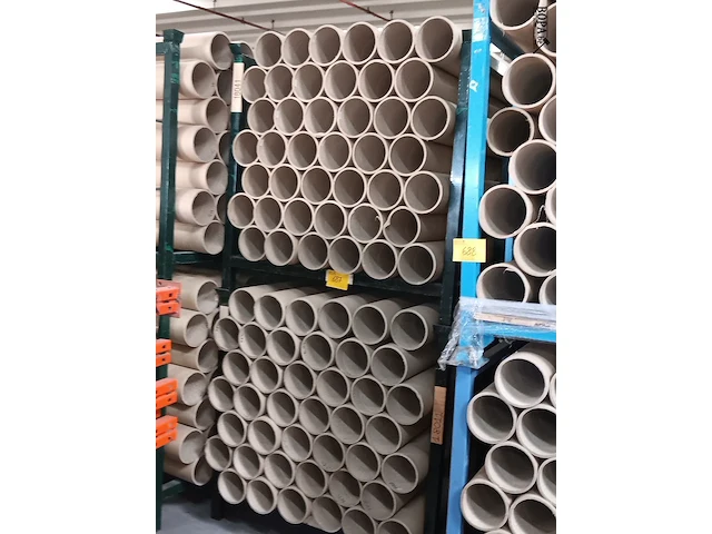 Lot 687 - stapelbak met kartonnen kokers. 6 stuks - afbeelding 2 van  2