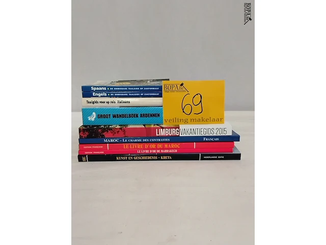 Lot 69 - lot boeken, reizen, 9 stuks - afbeelding 1 van  1