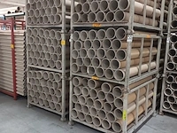 Lot 694 - stapelbak met kartonnen kokers. 12 stuks - afbeelding 2 van  2