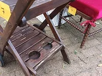 Lot 7 - houten serveerwagentje - afbeelding 3 van  4