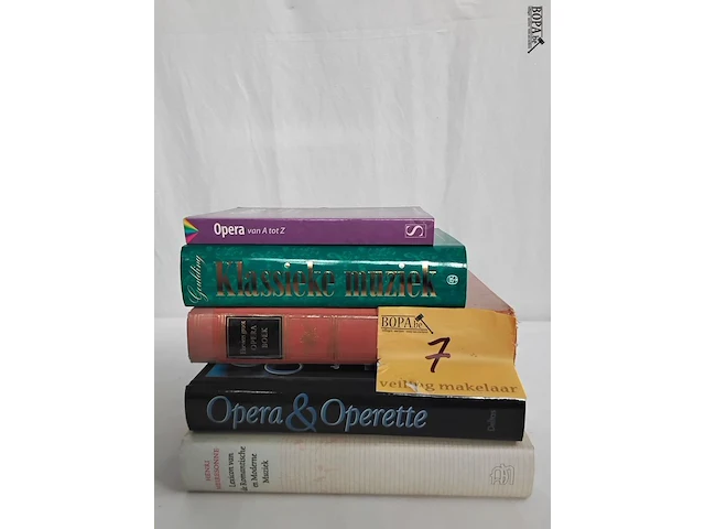 Lot 7 - koffietafelboeken opera, 5 stuks - afbeelding 1 van  2
