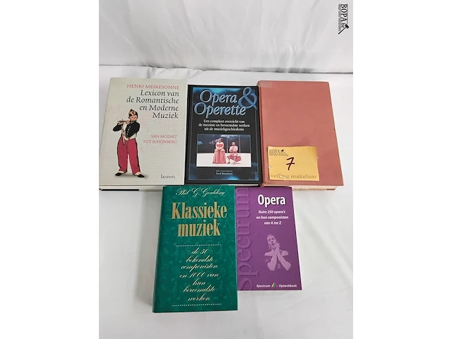 Lot 7 - koffietafelboeken opera, 5 stuks - afbeelding 2 van  2