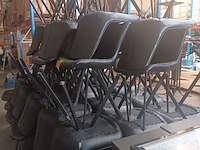 Lot 7 - lederen horeca stoelen hilma. 49 stuks - afbeelding 2 van  6