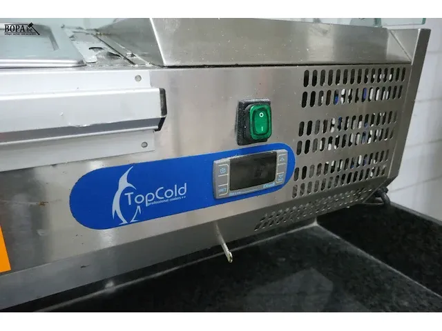 Lot 7 - rvs saladebar topcold - afbeelding 5 van  5