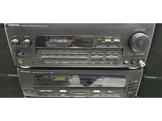 Lot 7 - stereo toren kenwood 6 delig met luidsprekers - afbeelding 3 van  6