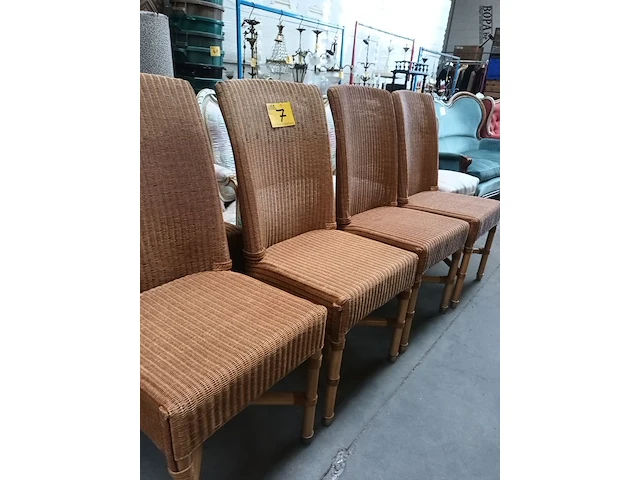 Lot 7 - stoel vincent sheppard. 4 stuks - afbeelding 2 van  6