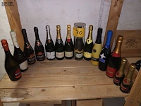 Lot 70 - flessen schuimwijn en champagne. 14 stuks - afbeelding 1 van  4