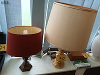 Lot 70 - lampedair in koper. 2 stuks - afbeelding 1 van  5