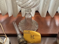 Lot 71 - olielamp in glas - afbeelding 2 van  3