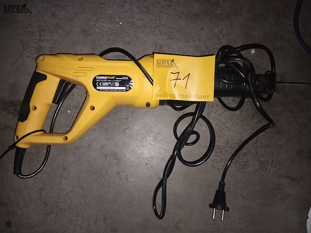 Lot 71 - reciprozaag powerplus - afbeelding 1 van  3