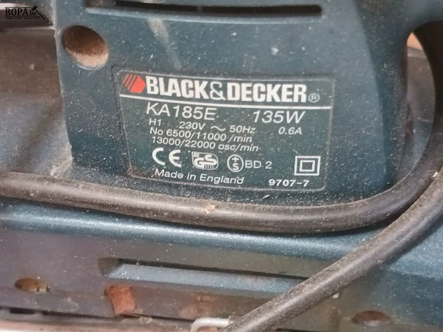Lot 71 - vlakschuurmachine black - afbeelding 2 van  3