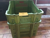 Lot 72 - kunststof manden. 2 stuks - afbeelding 2 van  2