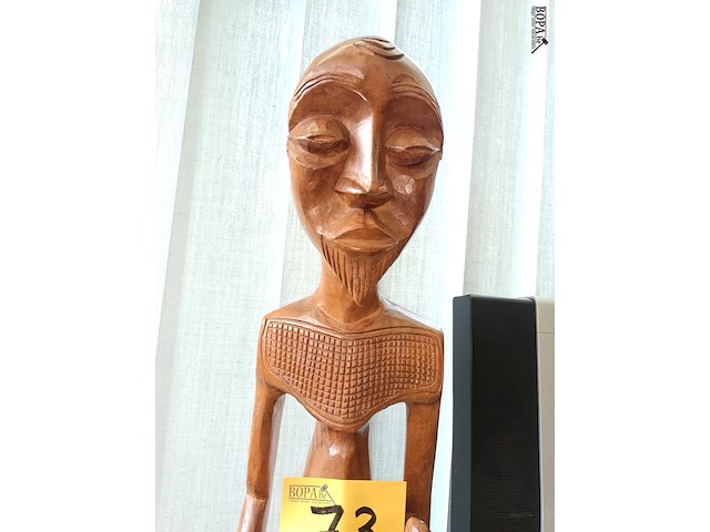 Lot 73 - houten afrikaans beeld - afbeelding 3 van  4